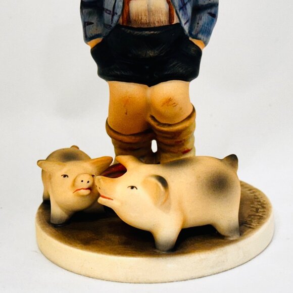 Goebel Hummel #66 "Farm Boy"  TMK6 - 5.5 Inches - Permanently Retired Hummel - Picture 2 of 11